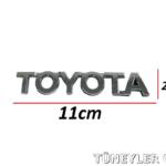 Toyota Corolla 2007-2018 Bagaj Kromu (TOYOTA YAZISI)
