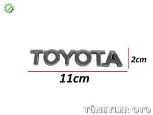 Toyota Corolla 2007-2018 Bagaj Kromu (TOYOTA YAZISI)