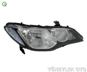 Honda Civic 2006-2008 Sağ Far (KROM TİP)