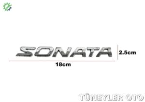 Hyundai Sonata 2006-2010 Bagaj Kromu (SONATA YAZISI)