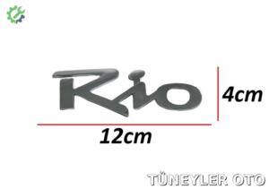 Kia Rio 2005-2011 Bagaj Kromu (RİO YAZISI)