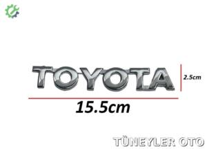 Toyota Hilux 2015-2024 Bagaj Kromu (TOYOTA YAZISI)