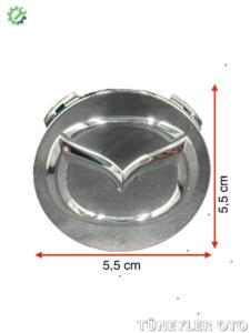 Mazda 2004-2015 Jant Göbeği (GRİ, 5,6 CM)