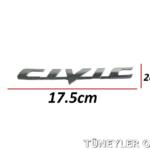 Honda Civic 2006-2011 Bagaj Kromu (CIVIC YAZISI)