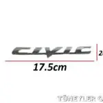 Honda Civic 2006-2011 Bagaj Kromu (CIVIC YAZISI)
