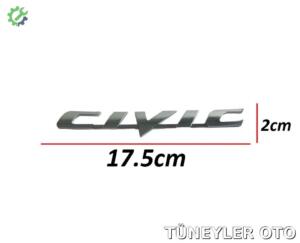 Honda Civic 2006-2011 Bagaj Kromu (CIVIC YAZISI)