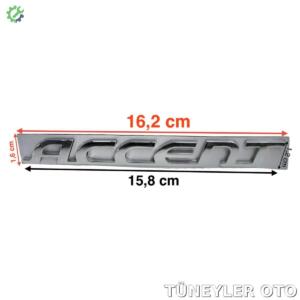 Hyundai Accent 2006-2018 Bagaj Kromu (ACCENT YAZISI)