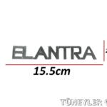 Hyundai Elantra 2001-2006 Bagaj Kromu (ELANTRA YAZISI)