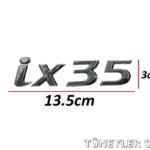 Hyundai Ix35 2010-2015 Bagaj Kromu (İX35 YAZISI)