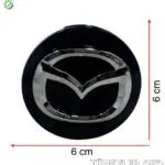 Mazda 2004-2015 Jant Göbeği (SİYAH, 5,7 CM)