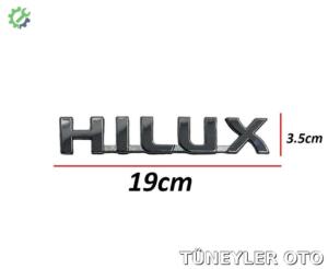 Toyota Hilux 2007-2014 Bagaj Kromu (HILUX YAZISI)