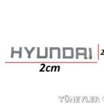 Hyundai I20 2008-2014 Bagaj Kromu (HYUNDAİ YAZISI)