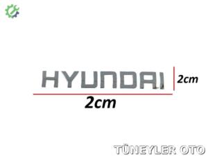 Hyundai i20 2008-2014 Bagaj Kromu (HYUNDAİ YAZISI)