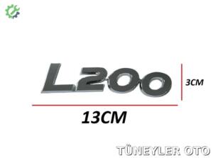Mitsubishi L200 2007-2021 Bagaj Kromu (L200 YAZISI)