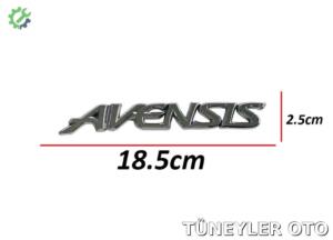 Toyota Avensis 2003-2017 Bagaj Kromu (AVENSİS YAZISI)