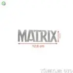 Hyundai Matrix 2001-2006 Bagaj Kromu (MATRİX YAZISI)