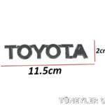 Toyota Yaris 2006-2010 Bagaj Kromu (TOYOTA YAZISI)
