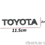 Toyota Yaris 2006-2010 Bagaj Kromu (TOYOTA YAZISI)