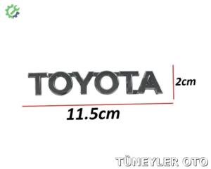 Toyota Yaris 2006-2010 Bagaj Kromu (TOYOTA YAZISI)