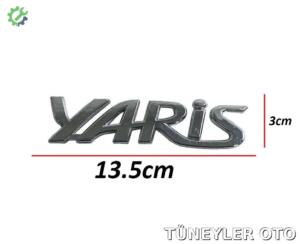 Toyota Yaris 2006-2018 Bagaj Kromu (YARİS YAZISI)