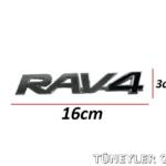 Toyota Rav4 2000-2012 Bagaj Kromu (RAV4 YAZISI)