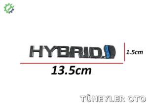 Toyota Corolla 2019-2024 Bagaj Kromu (HYBRID YAZISI)