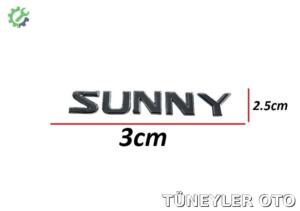 Nissan Sunny 1990-1994 Bagaj Kromu (SUNNY YAZISI)