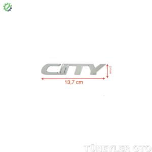 Honda City 2002-2007 Bagaj Kromu (CITY YAZISI)