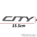 Honda City 2008-2013 Bagaj Kromu (CITY YAZISI)
