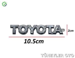 Toyota Corolla 2002-2006 Bagaj Kromu (TOYOTA YAZISI)