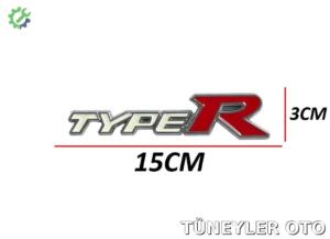 Honda Civic 2004-2006 Bagaj Kromu (TYPE-R YAZISI)