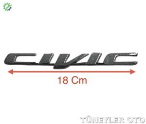 Honda Civic 2012-2015 Bagaj Kromu (CIVIC YAZISI)