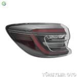 Renault Clio 2024-2025 Sol Stop (KIRMIZI/LEDLİ)