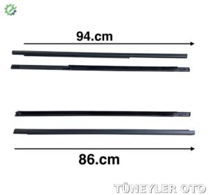 Mitsubishi Lancer 1999-2005 Sol Cam Sıyırıcı (Set)