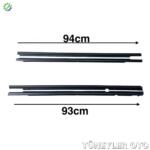 Mitsubishi Lancer 2007-2009 Sol Cam Sıyırıcı (Set)
