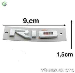 Kia Rio 2012-2022 Bagaj Kromu (RİO YAZISI)