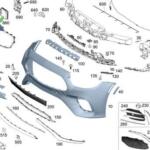 MERCEDES-BENZ W213 AMG TAMPON ÇITASI ÖN KROM 2021-2024 2138850305
