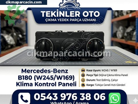 Mercedes-Benz B Serisi Klima Kontrol Paneli çıkma parça
