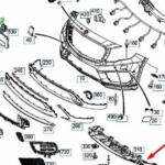 MERCEDES W156 GLA TAMPON ALT MUHAFAZASI 1568850236- A1568850236