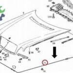 MERCEDES W210 KAPUT TELİ ÖN 2108800159-A2108800159