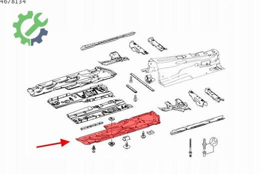 Mercedes-Benz E Serisi Karter Muhafaza 2126800309 çıkma parça