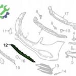 MERCEDES W213 – W238 TAMPON ÖN ORTA KROM 2138857000-A2138857000