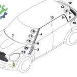 MINI COUNTRYMAN F60 FAR ÇERÇEVESİ SOL KROM 51137388117
