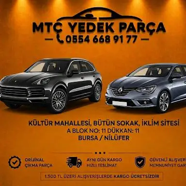 MTÇ OTO YEDEK PARÇA
