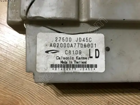 Nissan Qashqai Kalorifer Kontrol Paneli 27500-JD45C çıkma parça