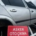 Opel Astra H sedan sağ arka kapı gri renk