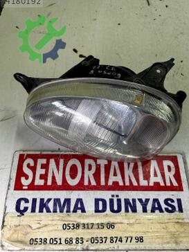Opel Corsa Sol Ön Far 90444784 çıkma parça