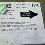 OPEL VECTRA B AİRBAG BEYNİ 90569350