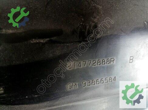 Renault Trafic Davlumbaz 214772888R çıkma parça