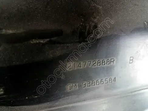 Renault Trafic Davlumbaz 214772888R çıkma parça